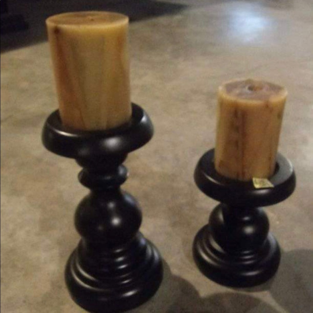 solid wod candle holder set